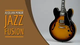 Aeolian Jazz Fusion Jam in A minor | Natural Minor Backing Track | Scale Cheat Sheet In Description