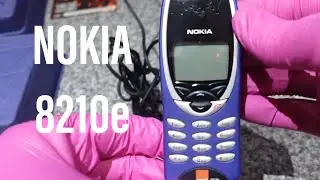 Vintage Phone unboxing - Nokia 8210e (from 1999) - My first ever contract phone