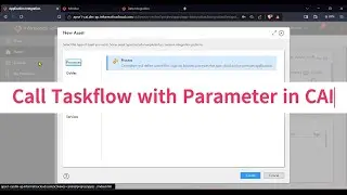 Trigger/Call Taskflow with Parameter in CAI: #Informatica #IICS #CAI