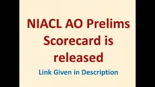 NIACL AO Prelims 2019 Scorecard Released I Cut Off also mentioned