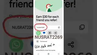 Use code and get bonus (NUSRAT2269)#moneytransfer#promocode#moneyremittance#money#taptapsend#newyork