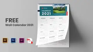 Wall Calendar 2021 | Minimalist Real Estate Calendar Design 2021