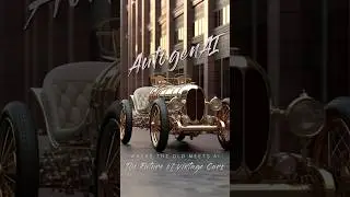 Vintage Classic Cars: Futuristic McQueen Steam Carriage: Reinvented by AI
