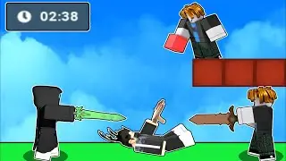 Speed run with THIS YOUTUBER.. (Roblox Bedwars)
