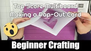 Crafter's Companion Top Score Multiboard, Pop-out card making tutorial.