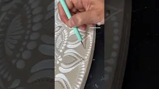 26” neutral mandala work in progress video ✨