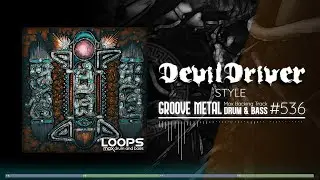 Groove Metal Backing Track / Drum And Bass / DevilDriver Style / 105 bpm Jam in B Minor