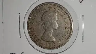 UK - 1954 - One Shilling - English Reverse - Circulated - Coin World UK