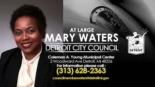 Council Corner: CM Mary Waters: Detroit At-Large
