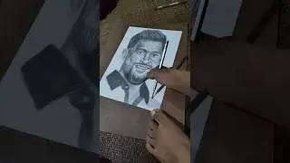 Captain Cool with a twist! Watch me draw MS Dhoni using only my feet💪 #CaptainCool #MSDhoni #FootArt