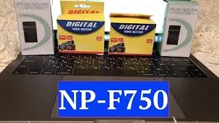Распаковка NP-F750 аккумулятор с зарядным устройством (4к)