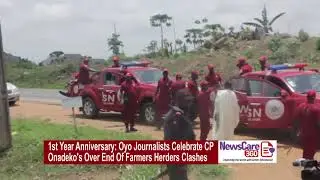 1st Yr Anniversary: Oyo Journalists Celebrate CP Onadeko's Over End Of Farmers Herders Clashes