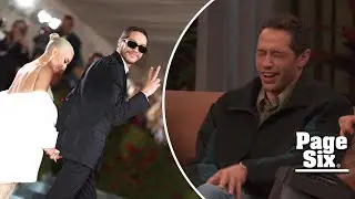 Uncomfortable Pete Davidson cringes over Kim Kardashian romance in awkward interview on live TV