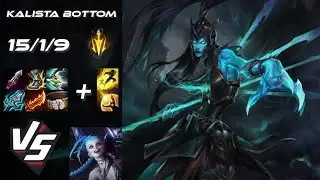 BOTTOM Kalista vs Jinx - EU Grandmaster Patch 14.24