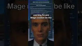 Learning Arcane Mage rotation be like #worldofwarcraft #warcraft #thewarwithin #warwithin #mmo