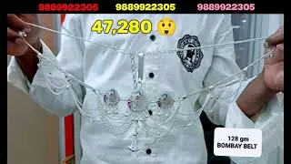 Silver Kamarband Design with Price 😍 | Today Silver ₹3,60,000 | Gold Rate Update