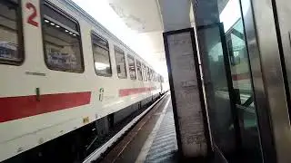 IC 707 Roma Termini-Taranto con la E464.375 in livrea IC-FB! STAZIONE di Formia-Gaeta.