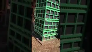 construction steel formwork system for column and wall