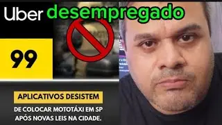Aplicativos desistem de moto táxi em São Paulo.