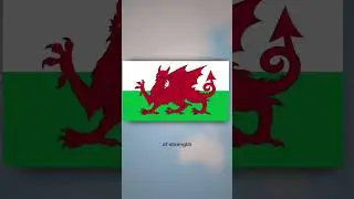 Design of Wales flag...#shorts