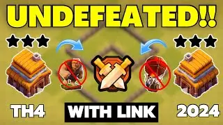 🏆 TOP 10 WORLD BEST TH4 War/Farm Base With Link | Th4 War Base With Link | Town Hall 4 Base | 2024