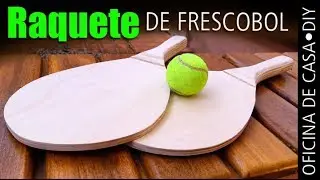 Raquete de frescobol #DIY #oficinadecasa