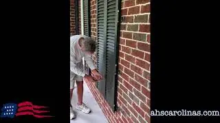 Operating Colonial Hurricane Shutters