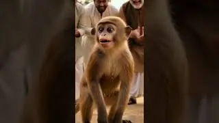Village Mein Chalak Bandar 😂 | Funny Cartoon Story | Desi Village Comedy 🐒