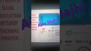 Airtel payment Bank Mentation Mt580P Thermal printer and odia song 👏👍