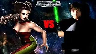Star Wars Masters of Teras Kasi PS1 (Arden Lyn) vs (Luke Skywalker) HD
