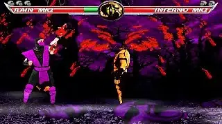 Mortal Kombat Special Edition - MK2 Rain 4v4 playthrough