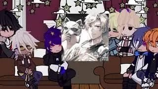 Past 7 brothers react to eachother + ?? | Obey me ! | part 4, Satan | angst | gacha | enjoy‼️🎸