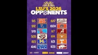 The Purple & Gold Report with Egan Jones - 2026 LSU Schedule