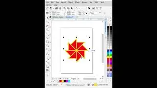 Simple And quick 3D Design in Corel🔥#coreldesign #coreldraw #tutorial