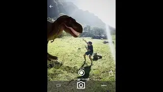 Kualoa Ranch AR Tourism Experience: A Dinosaur App Viewer in Augmented Reality