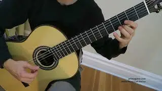 Branle De Bourgogne by Adrian Le Roy for Guitar