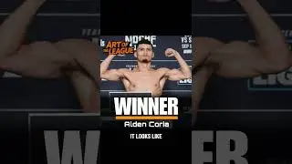 #NocheUFC Official Result: Alden Coria defeats Alessandro Costa via TKO.         #ufc #mma #sports