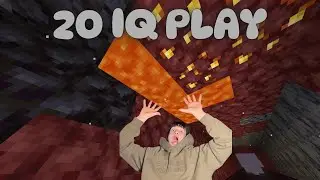 BMAN PULLS THE LOWEST IQ MOMENT EVER IN MINECRAFT RESULLTING IN DEATH... THIS IS WHY YOU DONT PANIC