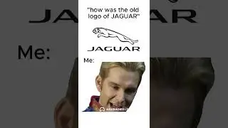 When you see the new Jaguar logo..