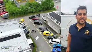 Montage von EV-Panels mit der Drohne DJI Flycart 30