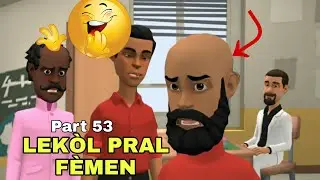 Lekòl Pral Fèmen 😂 Part 53 - Yo Kale Zo Tèt Atis Djedje, Kiko Kraze Egzamen An Plat 😂😂😂