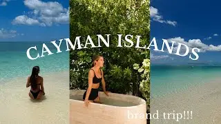 Cayman Islands Vlog: brand trip bts, swimming w/ stingrays, workouts + wellness