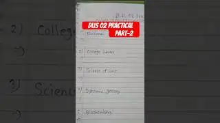 Dlis 02 practical exam colon classification question #dlis #dlisupdate #vmoukotanewsexam #vmoukota