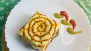 🔥Try this Beautiful breakfast veg cheese sandwich in 10 mins Healthy & Quick breakfast #explorefoods