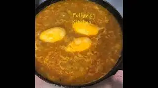Pollyv's Kitchen Vlog5# Duck egg curry with black pepper (হাঁহৰ কণীৰ জালুকীয়া#Pollyv Yoga #cooking