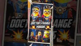 doctor strangers minions | all superheroes characters #shorts #marvel  #avengers #superheroes