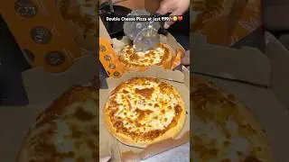 Double Cheese Burst Pizza🤤🥵 at just ₹99/- #shorts #pizza #indianstreetfood