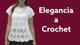TEJI BLUSA A CROCHET DE FLORES EN CASCADA PARTE #3 🧶✨ TODO EN CROCHET