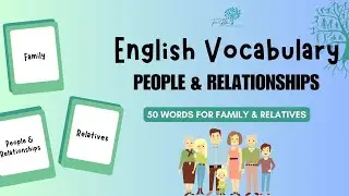 50 English Vocabulary Words 👉 Family & Relatives | People & Relationships English Vocabulary
