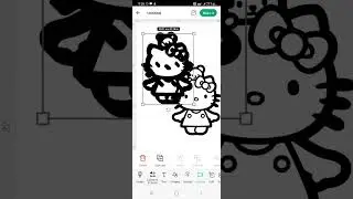 Turn PNG into layered SVG in Cricut Design Space using phone app.
